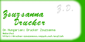 zsuzsanna drucker business card